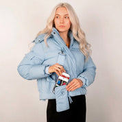 Chamarra Greenlander corta capitonada para mujer con capucha desmontable - Greenlander