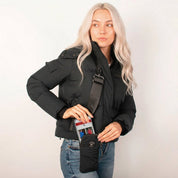 Chamarra Greenlander corta capitonada para mujer con capucha desmontable - Greenlander