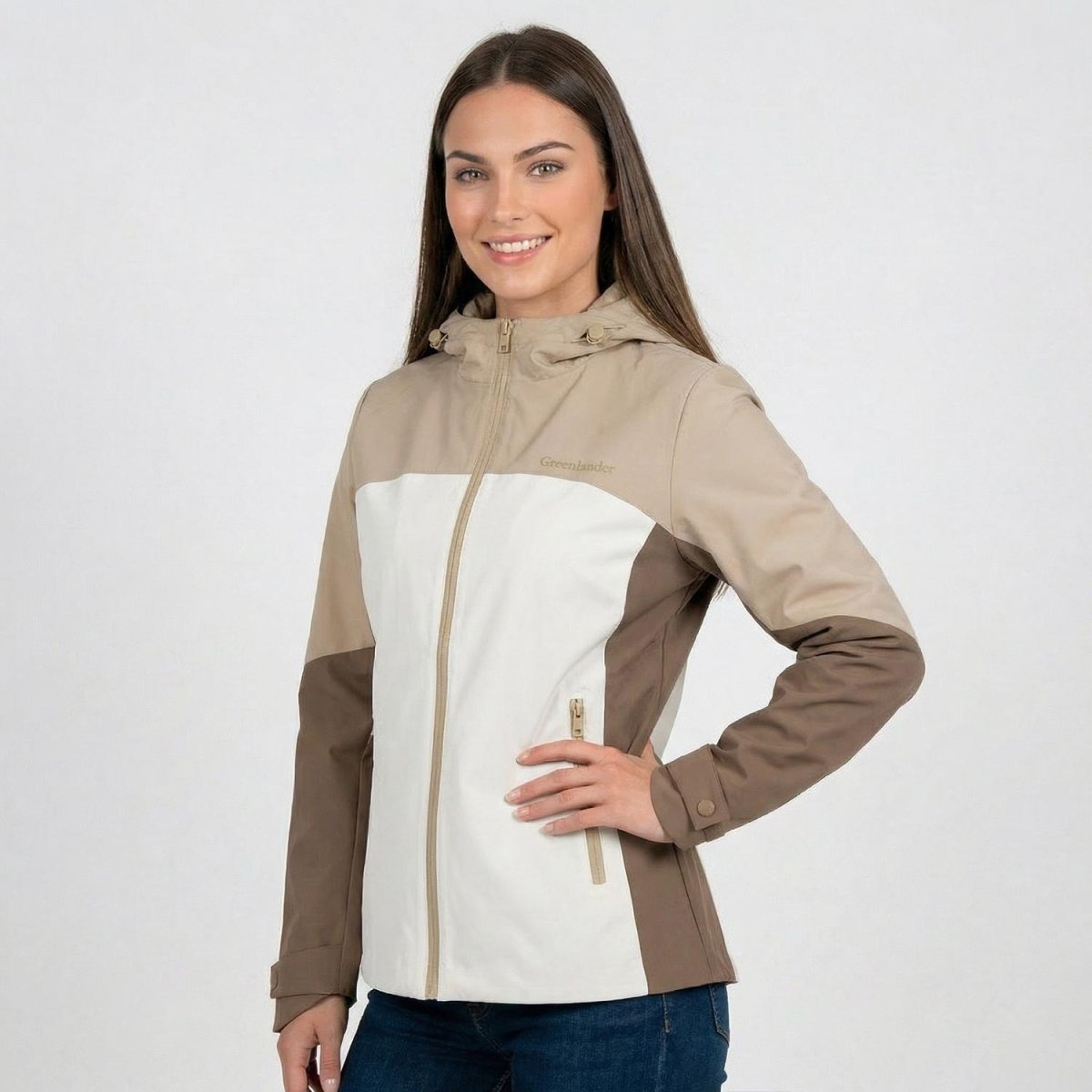 Chamarra Greenlander impermeable con bolsillos y puño ajustable mujer - Greenlander
