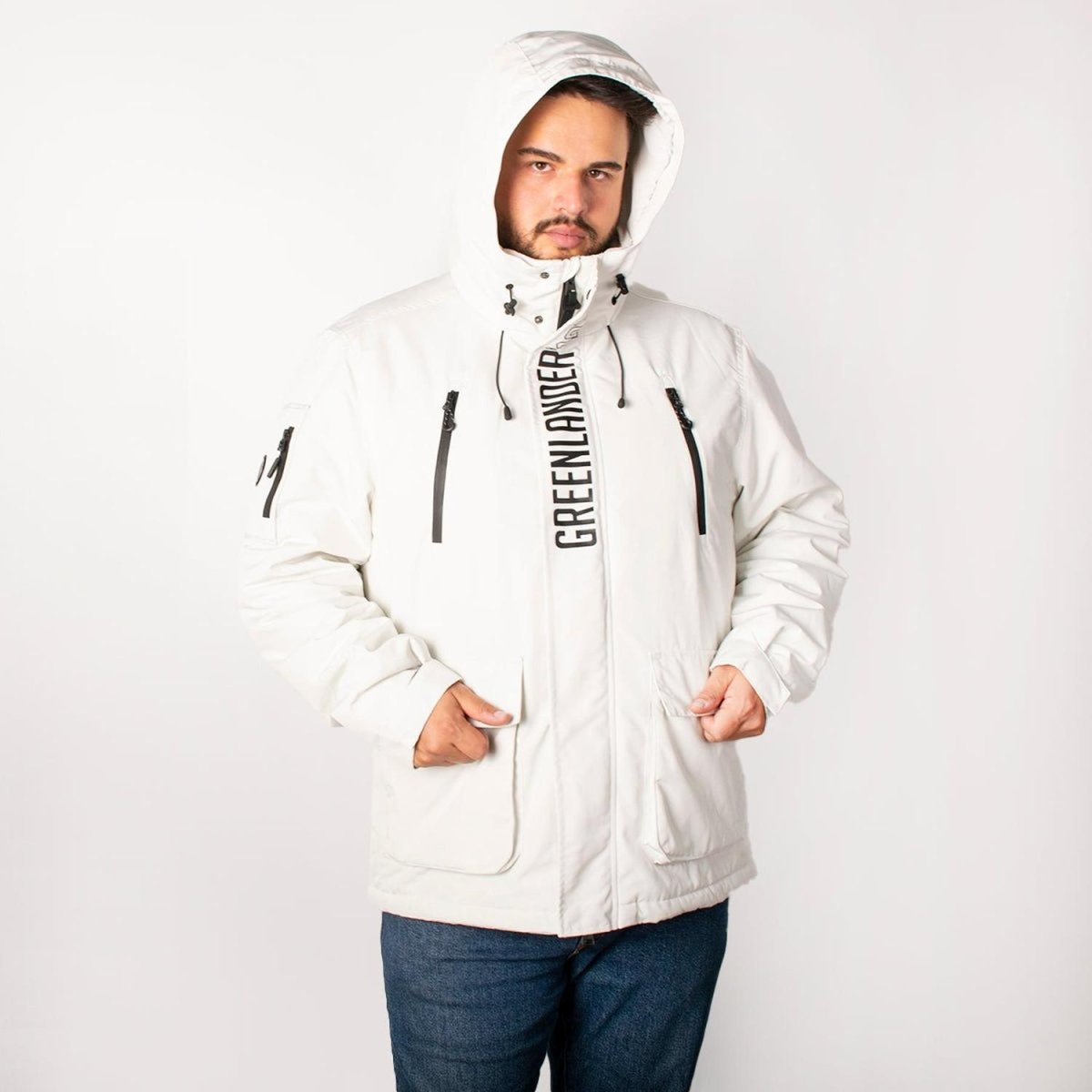 Chamarra Hombre Rompevientos Tallas Extra Greenlander - Greenlander