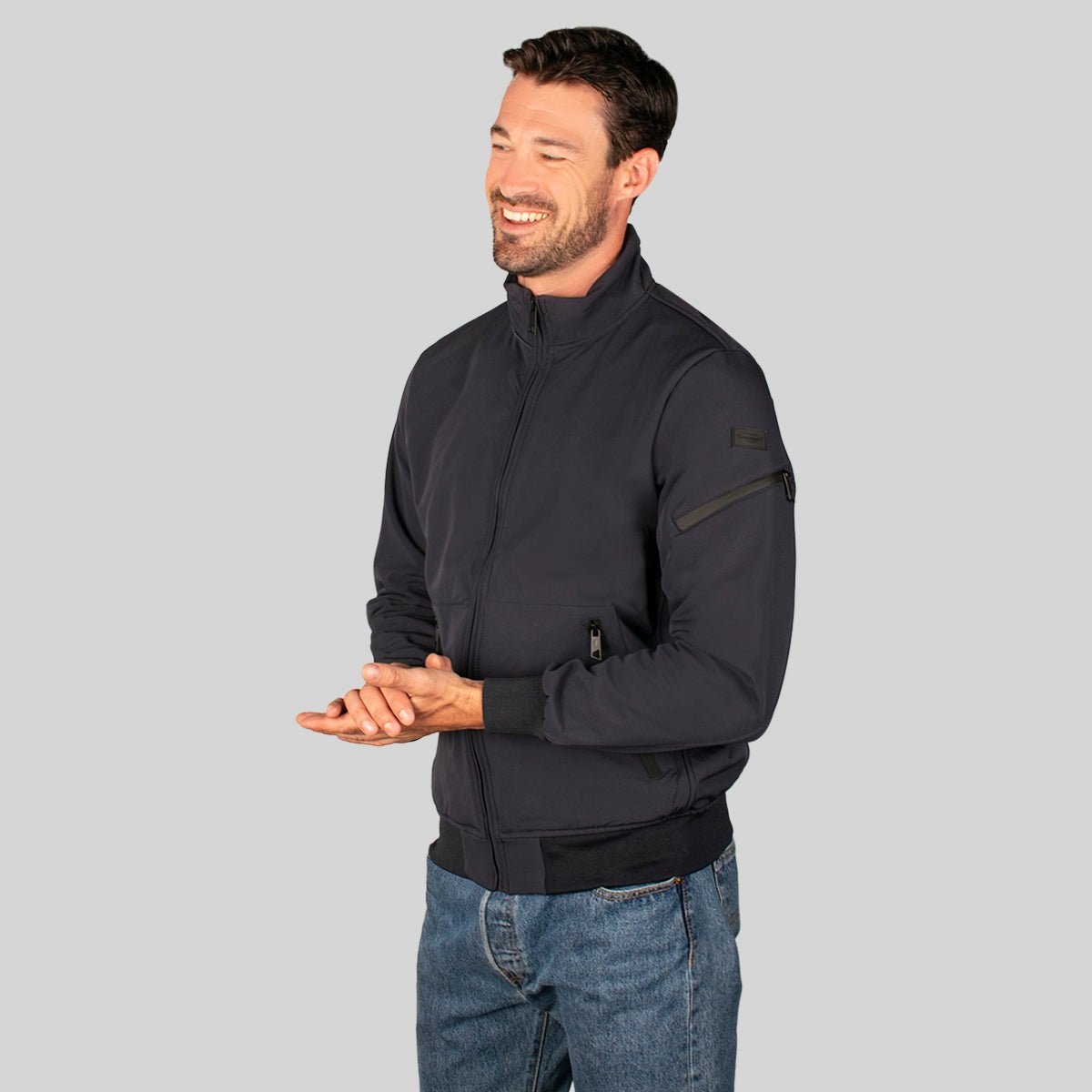 Chamarra Hombre Softshell Ligera Con Forro Polar Greenlander - The Original Greenlander