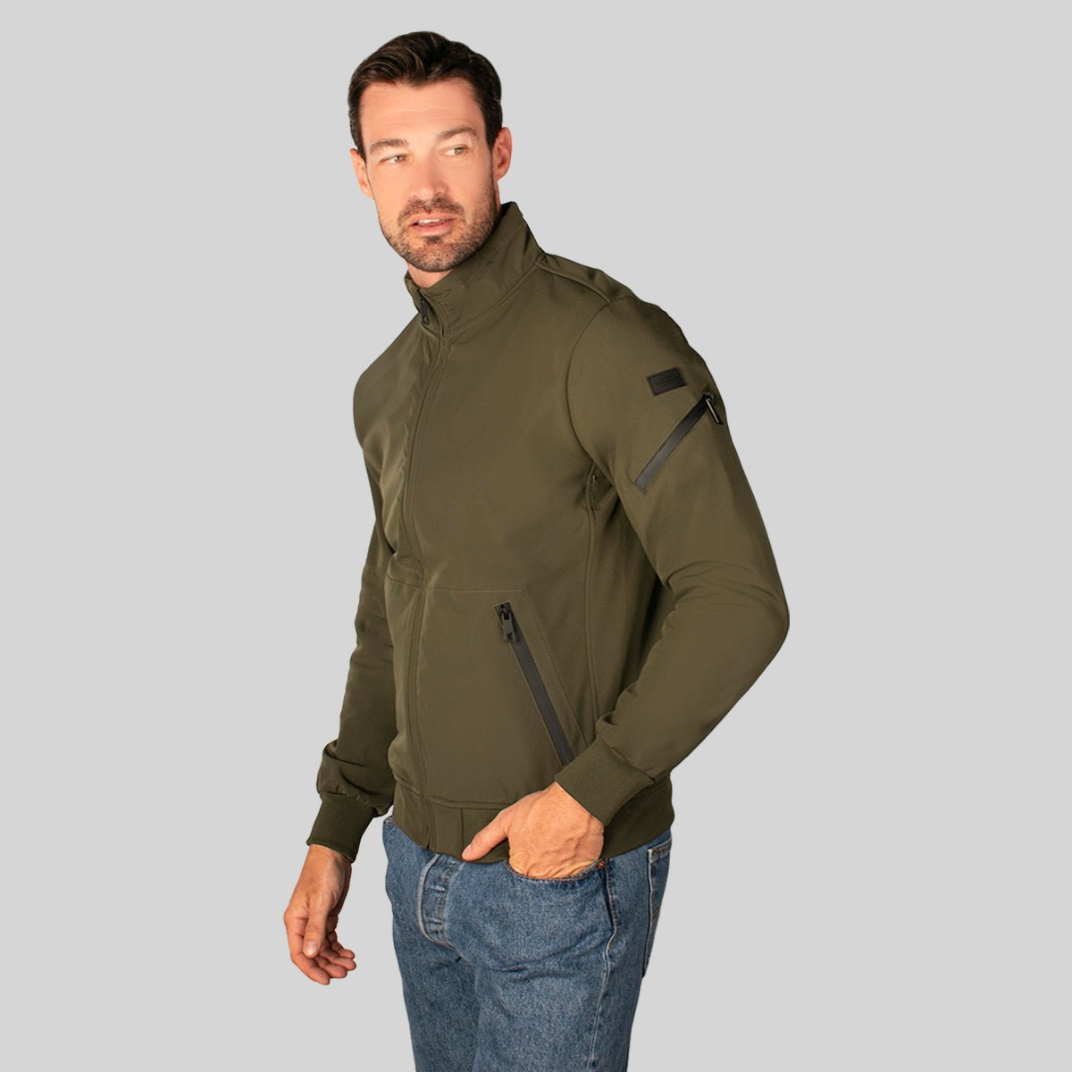 Chamarra Hombre Softshell Ligera Con Forro Polar Greenlander - The Original Greenlander