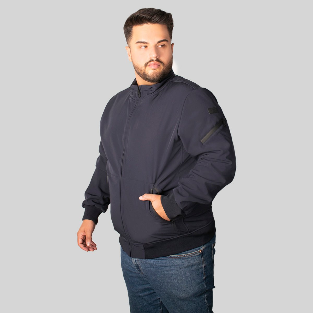 Chamarra Hombre Tallas Extra Softshell Ligera Con Forro Polar Greenlander - The Original Greenlander