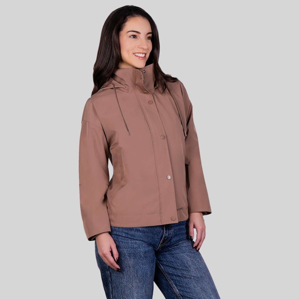 Chamarra impermeable para dama con gorro Greenlander - Greenlander