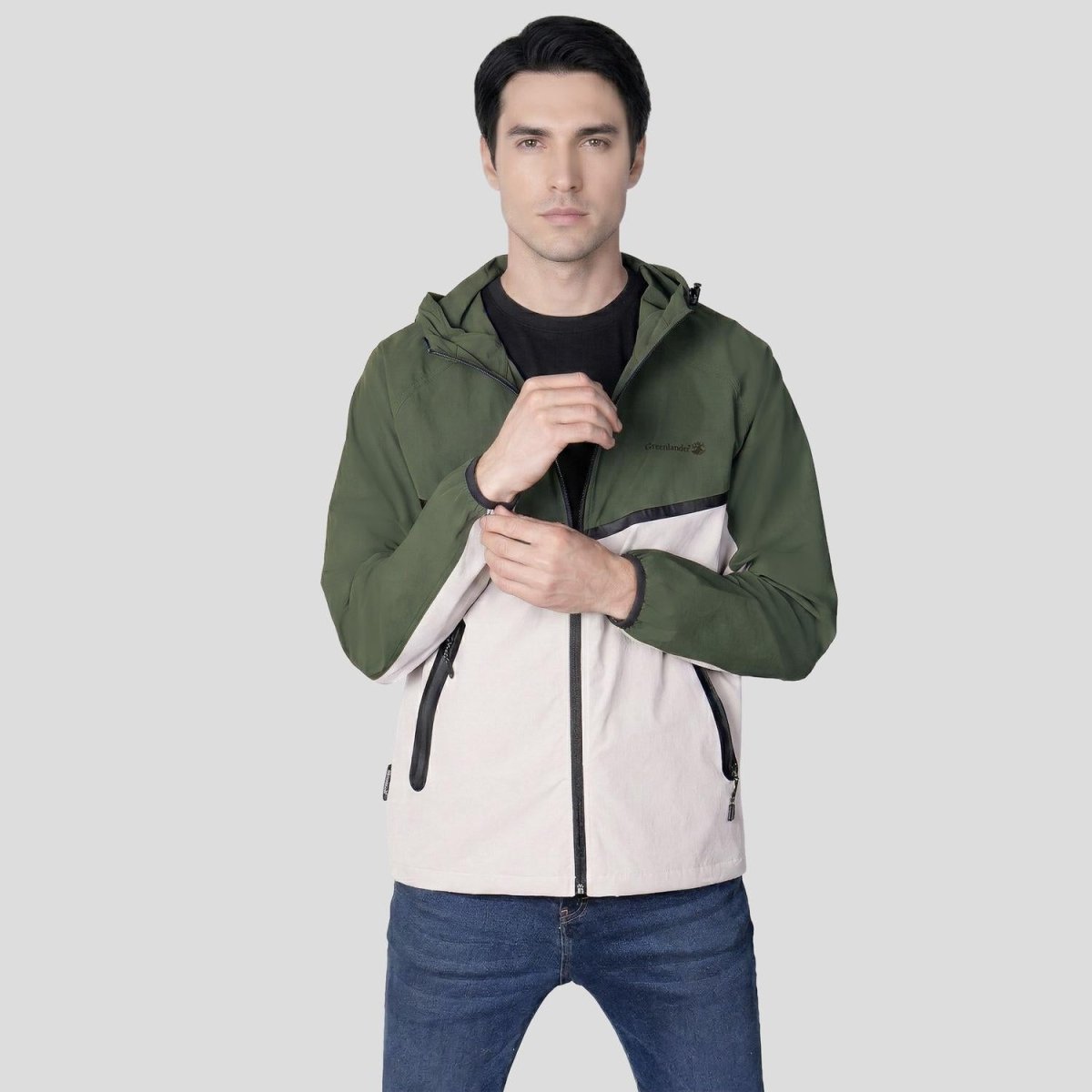 Chamarra impermeable para hombre cn capucha Greenlander - Greenlander