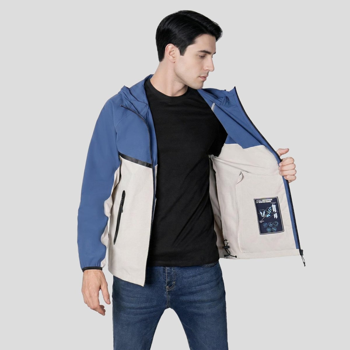 Chamarra impermeable para hombre cn capucha Greenlander - Greenlander