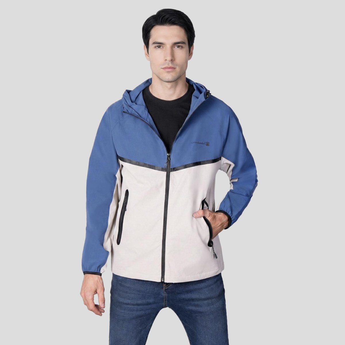 Chamarra impermeable para hombre cn capucha Greenlander - Greenlander