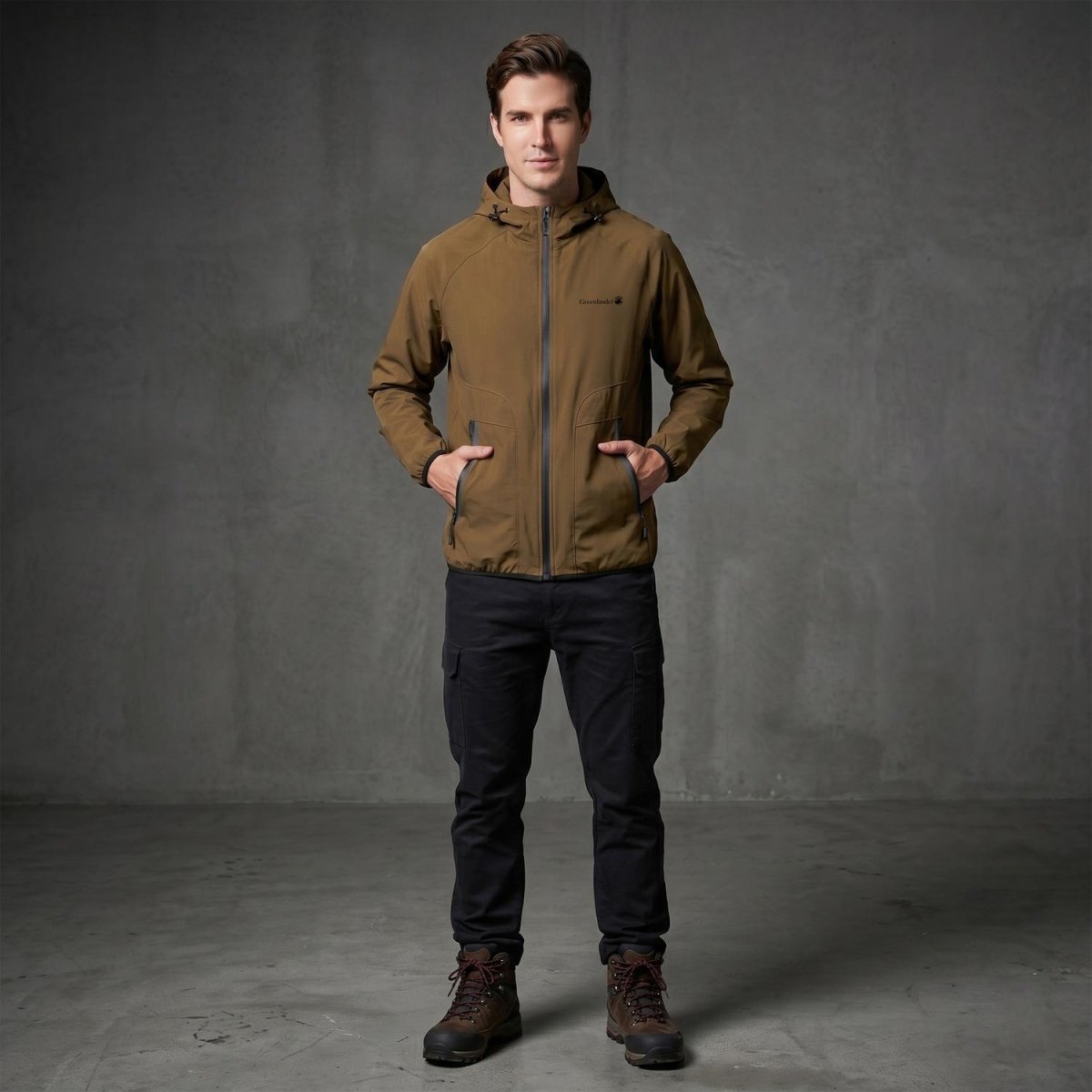 Chamarra impermeable para hombre con capucha Greenlander - Greenlander