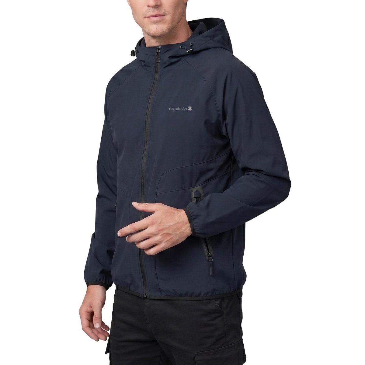 Chamarra impermeable para hombre con capucha Greenlander - Greenlander