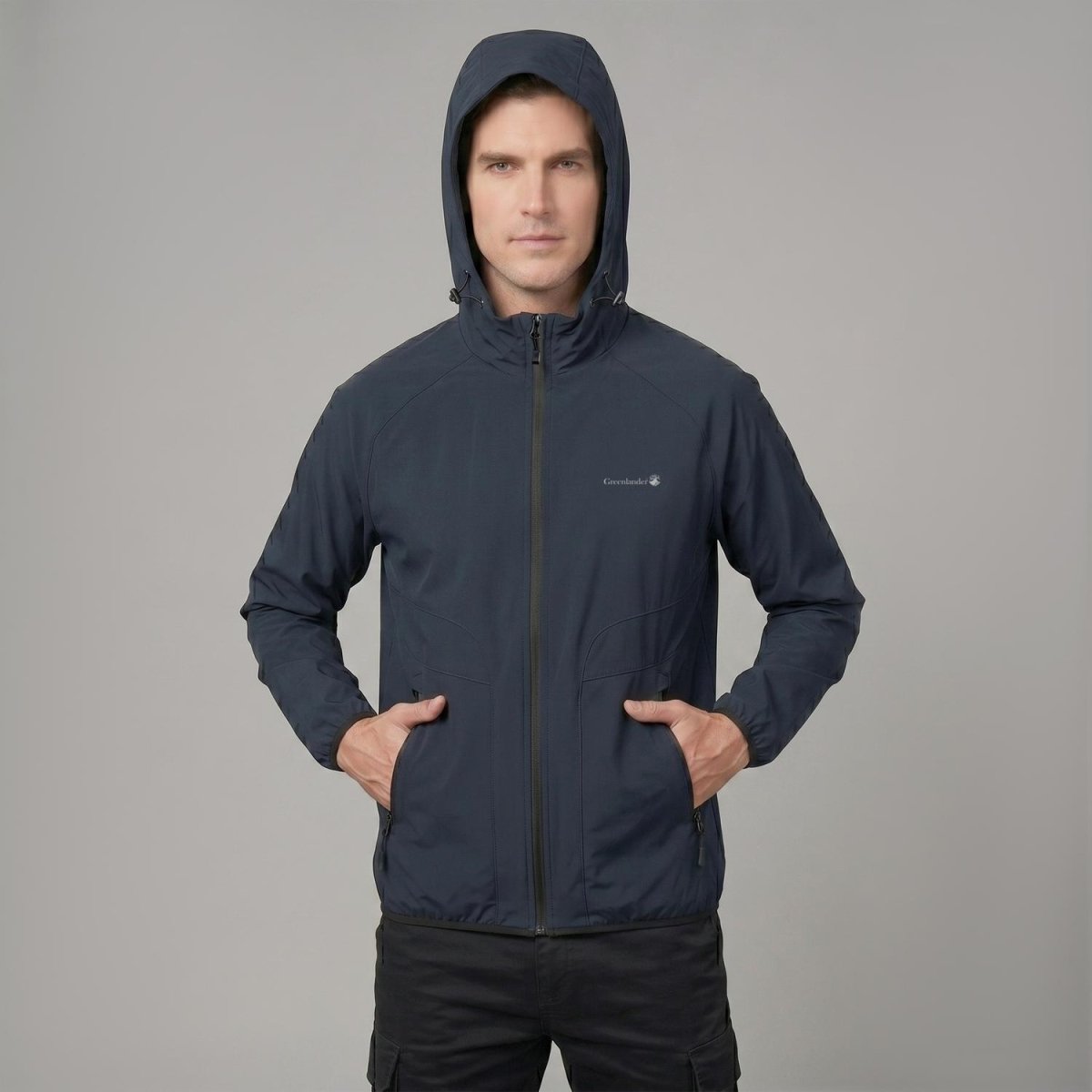 Chamarra impermeable para hombre con capucha Greenlander - Greenlander