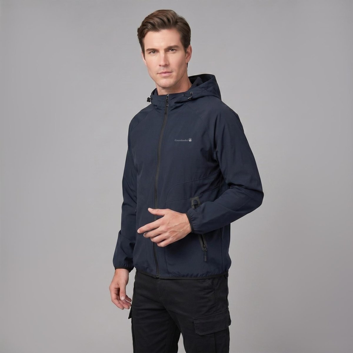 Chamarra impermeable para hombre con capucha Greenlander - Greenlander