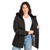 Chamarra Larga Acolchada para Mujer con Gorro y Cierre | Greenlander - Greenlander