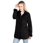 Chamarra Larga Botones Fleece Con Fur Mujer - The Original Greenlander