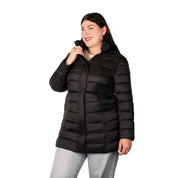 Chamarra Larga Capitonada De Pluma Mujer Plus Size - Greenlander