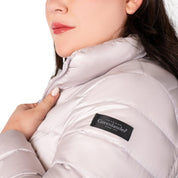 Chamarra Larga Capitonada De Pluma Mujer Plus Size - Greenlander
