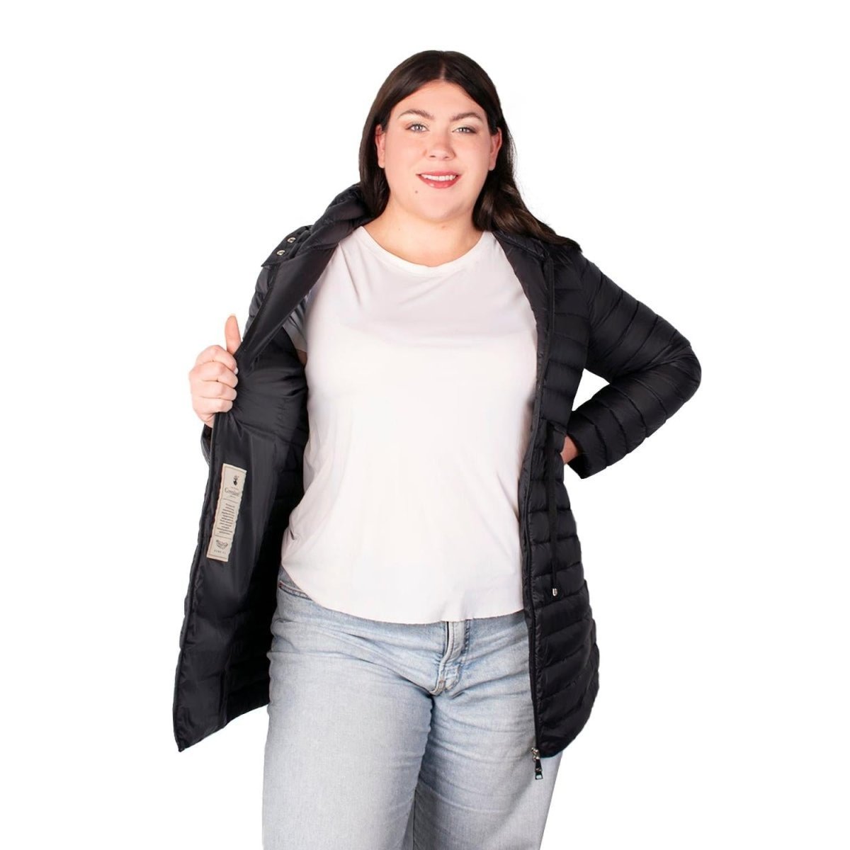 Chamarra Larga Capitonada Packable Greenlander Mujer - Greenlander