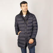 Chamarra larga capitonada para hombre con capucha desmontable Greenlander - Greenlander