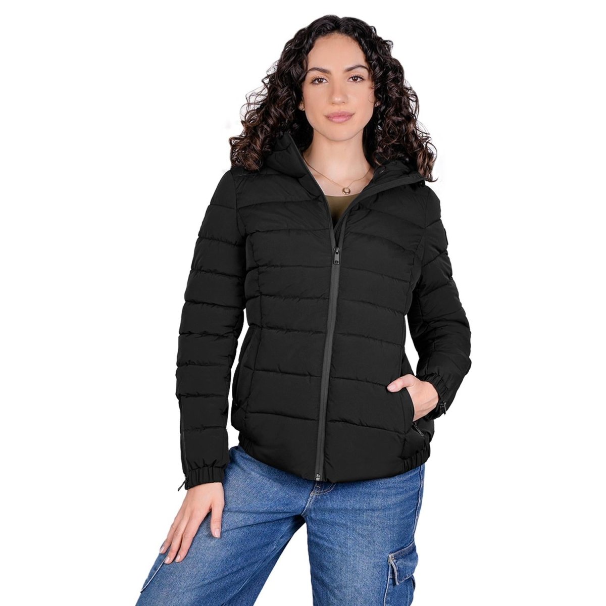 Chamarra larga capitonada para mujer con bolsillos al costadoGreenlander - Greenlander