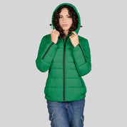 Chamarra larga capitonada para mujer con bolsillos al costadoGreenlander - Greenlander