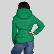 Chamarra larga capitonada para mujer con bolsillos al costadoGreenlander - Greenlander