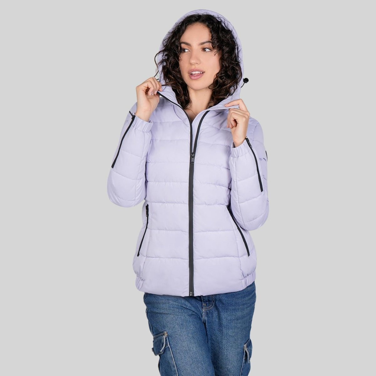 Chamarra larga capitonada para mujer con bolsillos al costadoGreenlander - Greenlander