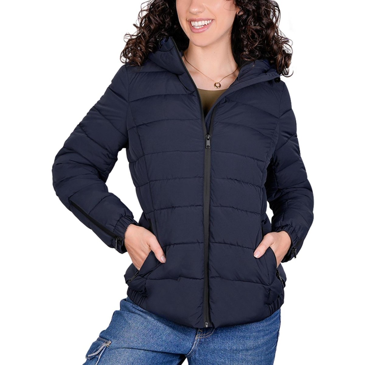 Chamarra larga capitonada para mujer con bolsillos al costadoGreenlander - Greenlander