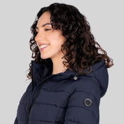 Chamarra larga capitonada para mujer con bolsillos al costadoGreenlander - Greenlander