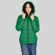 Chamarra larga capitonada para mujer con bolsillos al costadoGreenlander - Greenlander