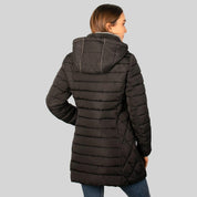 Chamarra larga capitonada para mujer con bolsillos Greenlander - Greenlander