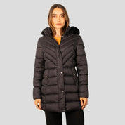 Chamarra larga capitonada para mujer con bolsos al costado Greenlander - Greenlander