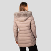 Chamarra larga capitonada para mujer con bolsos al costado Greenlander - Greenlander