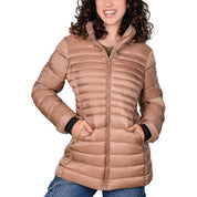 Chamarra larga capitonada para mujer con capucha desmontable Greenlander - Greenlander