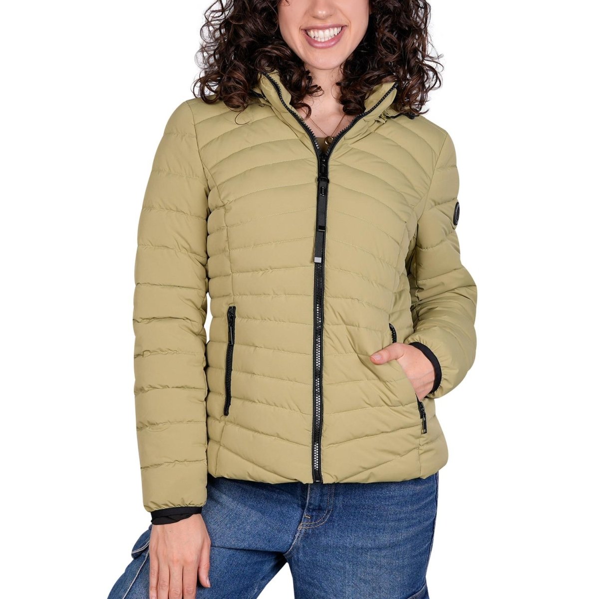 Chamarra larga capitonada para mujer con capucha desmontable Greenlander - Greenlander