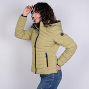 Chamarra larga capitonada para mujer con capucha desmontable Greenlander - Greenlander