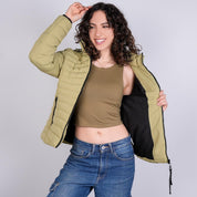 Chamarra larga capitonada para mujer con capucha desmontable Greenlander - Greenlander