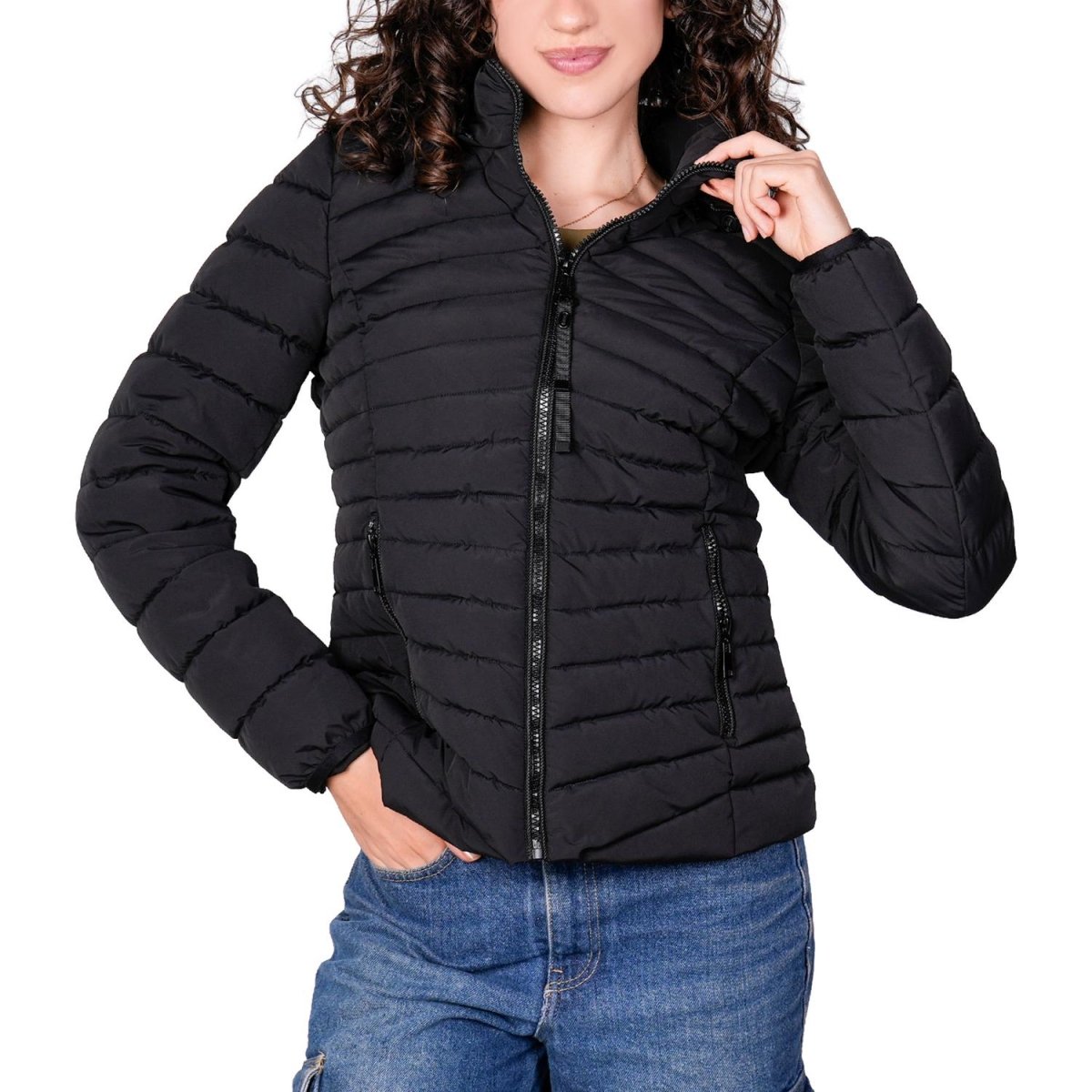 Chamarra larga capitonada para mujer con capucha desmontable Greenlander - Greenlander