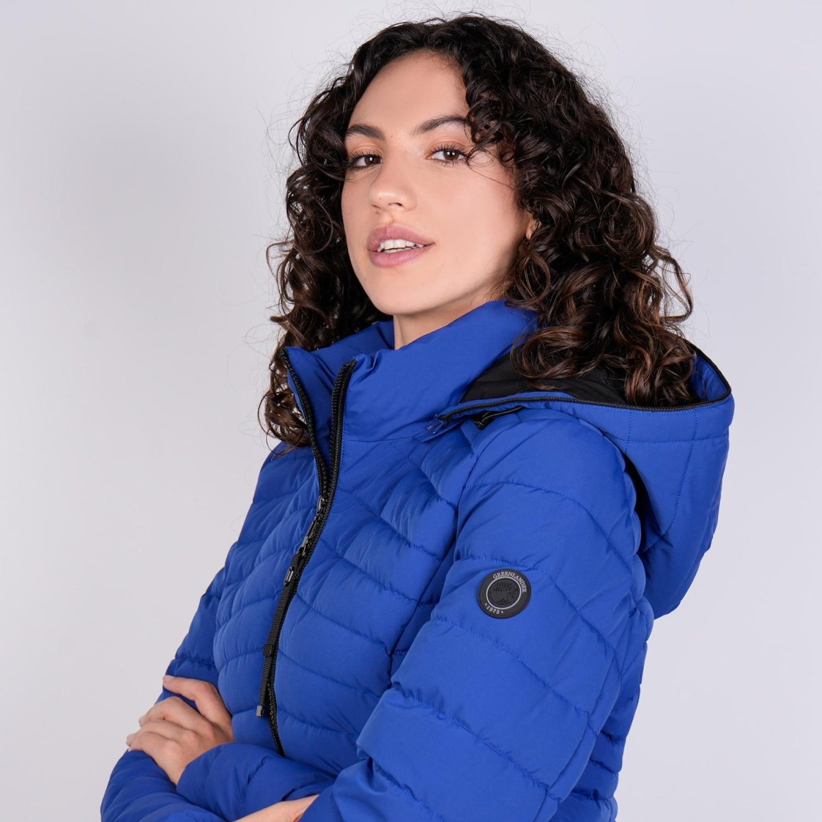 Chamarra larga capitonada para mujer con capucha desmontable Greenlander - Greenlander