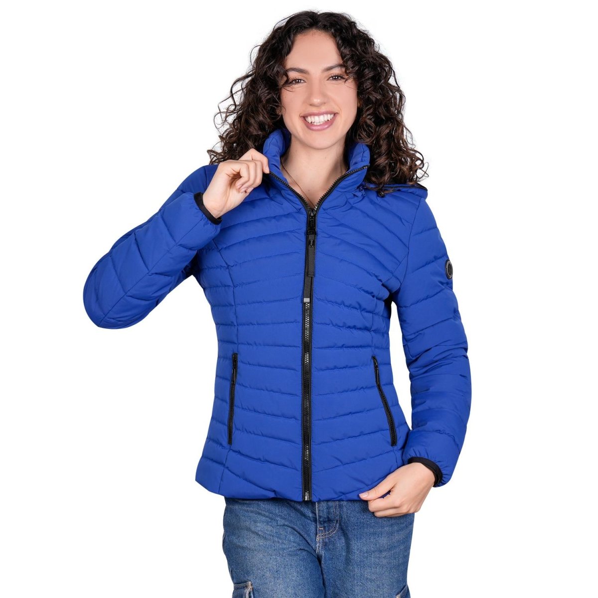 Chamarra larga capitonada para mujer con capucha desmontable Greenlander - Greenlander