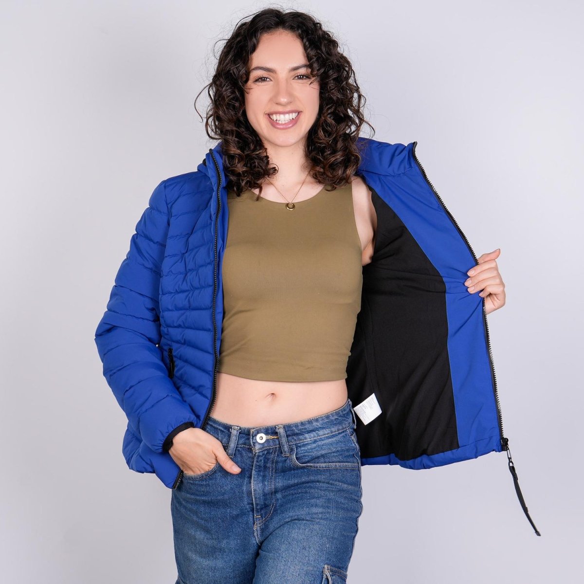 Chamarra larga capitonada para mujer con capucha desmontable Greenlander - Greenlander