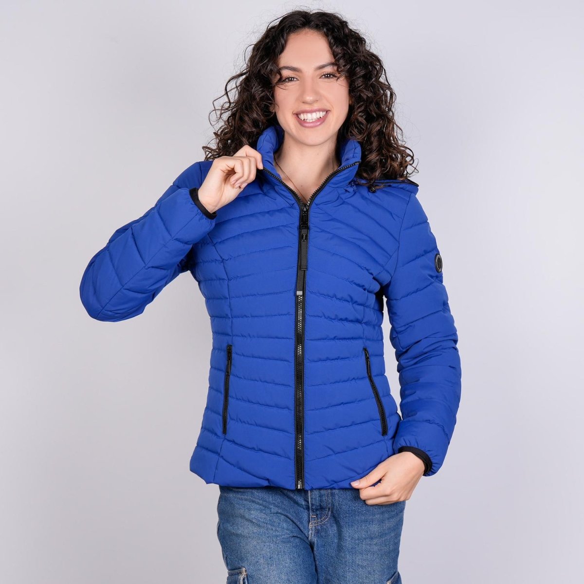 Chamarra larga capitonada para mujer con capucha desmontable Greenlander - Greenlander