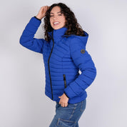 Chamarra larga capitonada para mujer con capucha desmontable Greenlander - Greenlander