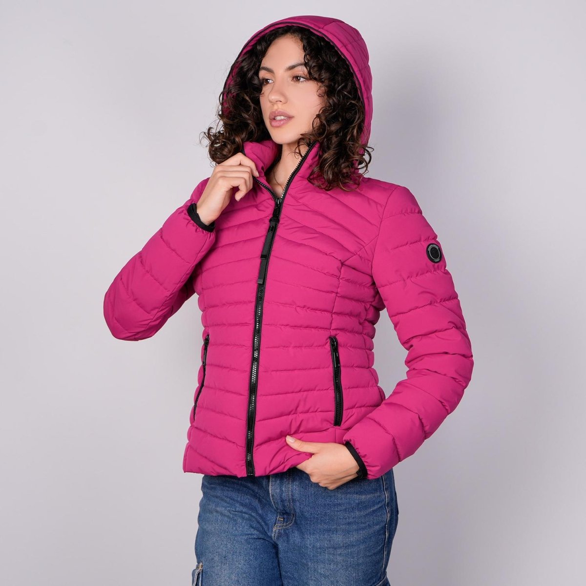 Chamarra larga capitonada para mujer con capucha desmontable Greenlander - Greenlander