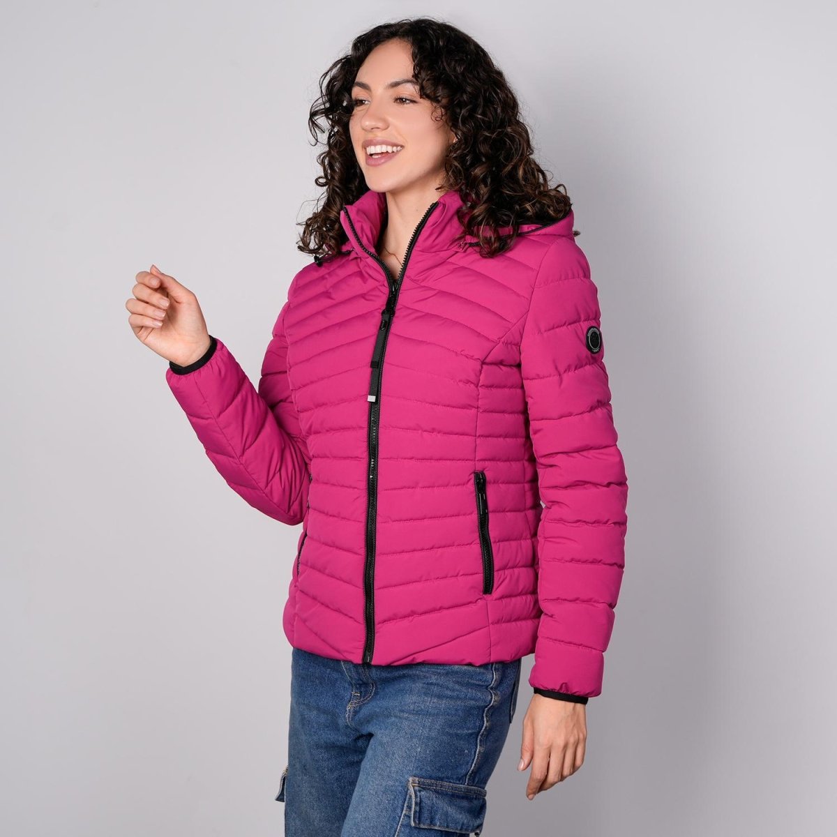 Chamarra larga capitonada para mujer con capucha desmontable Greenlander - Greenlander