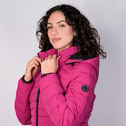 Chamarra larga capitonada para mujer con capucha desmontable Greenlander - Greenlander