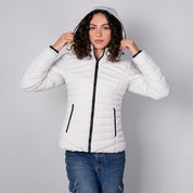 Chamarra larga capitonada para mujer con capucha desmontable Greenlander - Greenlander