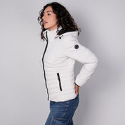 Chamarra larga capitonada para mujer con capucha desmontable Greenlander - Greenlander