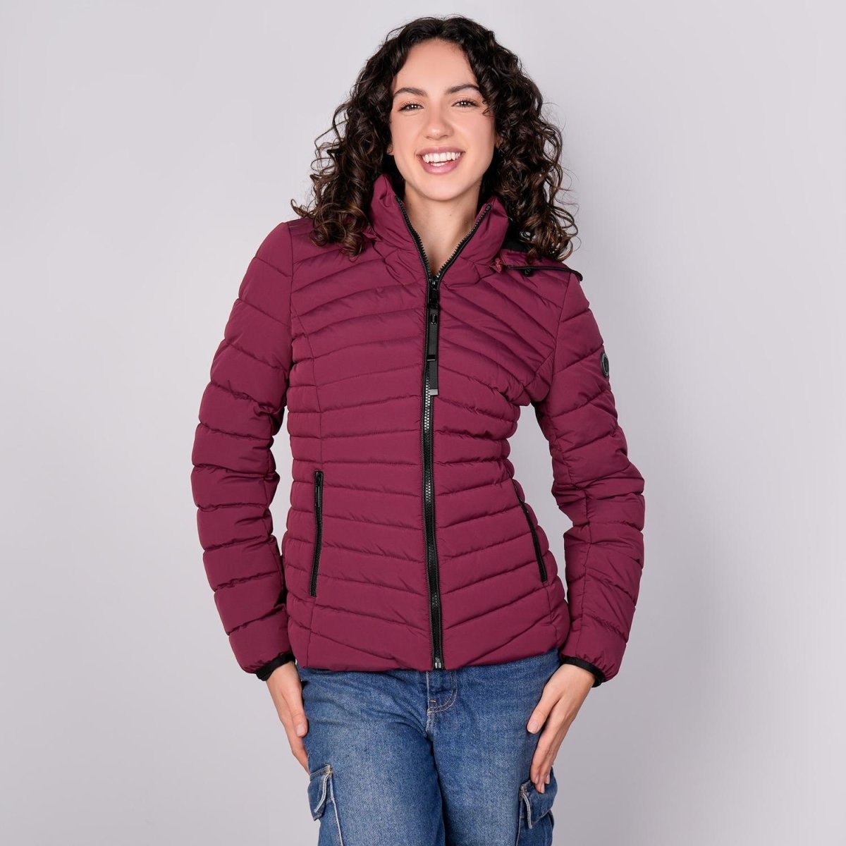 Chamarra larga capitonada para mujer con capucha desmontable Greenlander - Greenlander