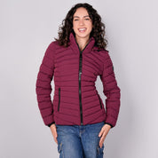 Chamarra larga capitonada para mujer con capucha desmontable Greenlander - Greenlander