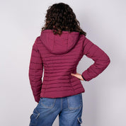 Chamarra larga capitonada para mujer con capucha desmontable Greenlander - Greenlander