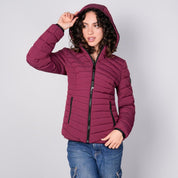 Chamarra larga capitonada para mujer con capucha desmontable Greenlander - Greenlander